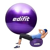 EDIFIT, Pelota de Pilates, 55, 65 y 75 cm, Yoga Accesorios, Fitness, Varios Tamaños,...