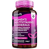 Multivitaminas y Minerales Veganas Para Mujer - 24 Vitaminas y Minerales Activos...